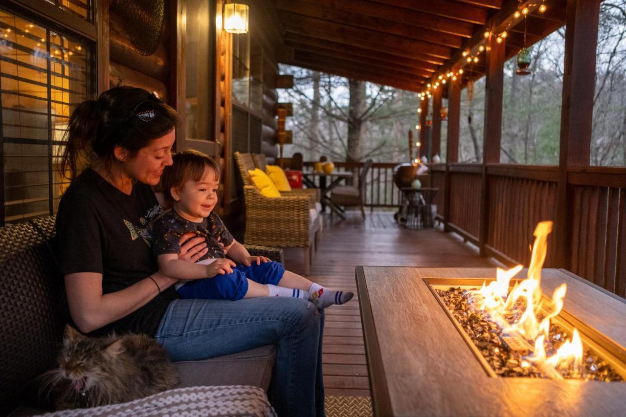 Villa Three Dog Night - Pet-Friendly Cabin With Hot Tub à Blue Ridge Extérieur photo